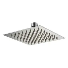 GENERICO - Plato Ducha Cuadrado Acero Inoxidable 20 cm