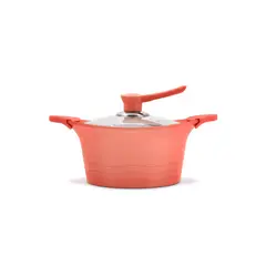 BOHLIER - CACEROLA DE 24 CM ALUMINIO FUNDIDO ROSA