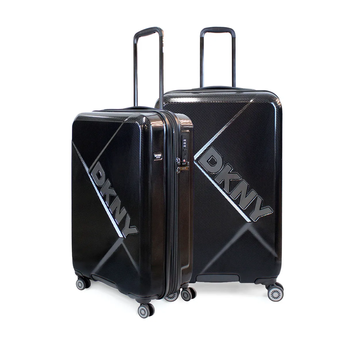 GENERICO - Pack 2 Maletas M 20kg + L 23kg Donna Karan Your Call negra DKNY