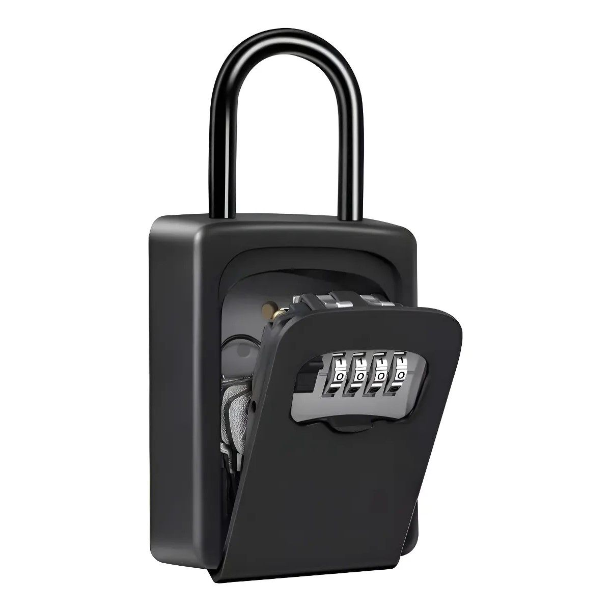 GENERICO - Caja Seguridad Porta Llave Candado Clave Para Muro, Colgador BELUG