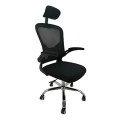 GENERICO - Silla de Oficina Ergonómica, Tapicería Cómoda con ruedas Color Negro Material del tapizado Mesh