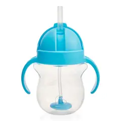 MUNCHKIN - Vaso Antiderrame Weighted Con Asas 207 Ml - Celeste