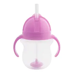 MUNCHKIN - Vaso Antiderrame Weighted Con Asas 207 Ml - Lila