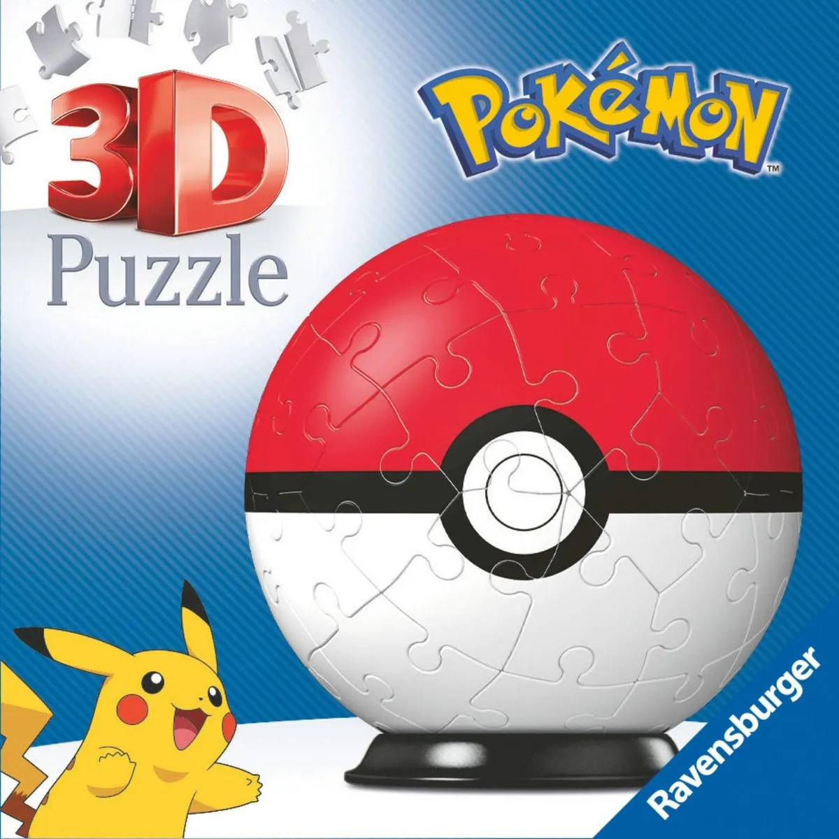 RAVENSBURGER - Pokémon Poké Ball Clasica - 3D Puzzle