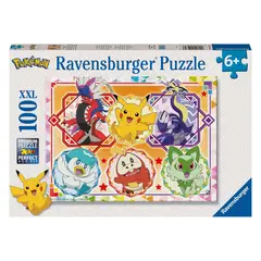 RAVENSBURGER - Puzzle Pokémon XXL 100 piezas