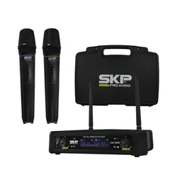 SKP - Microfono Doble Inalambrico Profesional UHF 300D