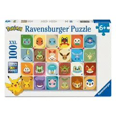 RAVENSBURGER - Puzzle Pokémon XXL 100 Caras