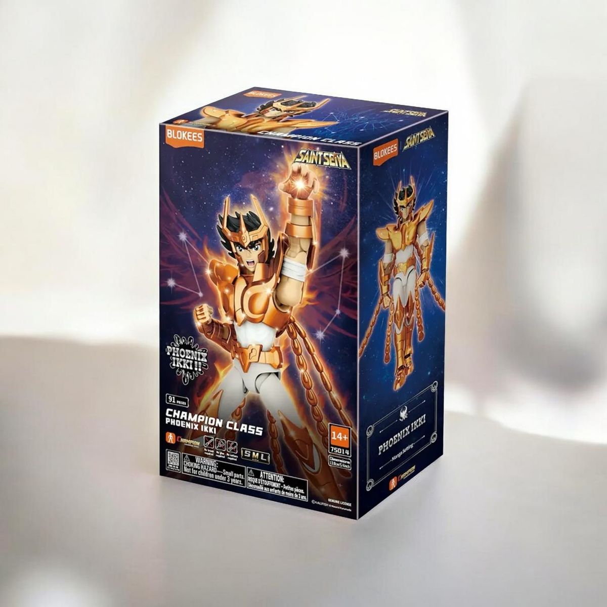 BLOKEES - Figura Armable Blokees Phoenix Ikki Caballeros Del Zodiaco