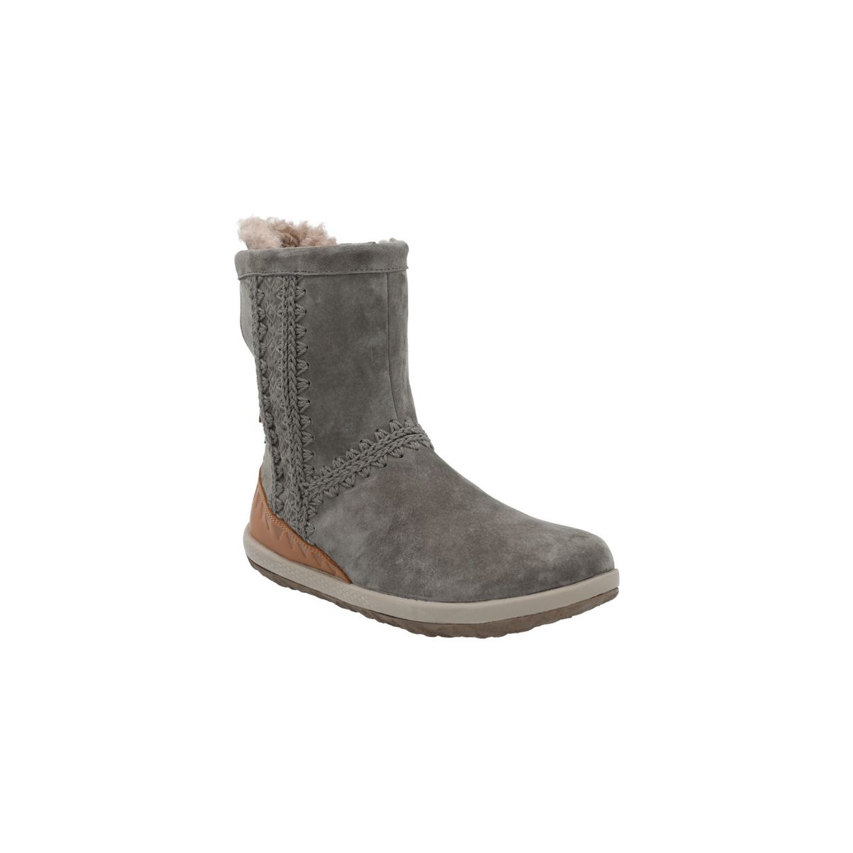 ROCKFORD - Botín Cuero Mujer Andalea Gris ROCKFORD