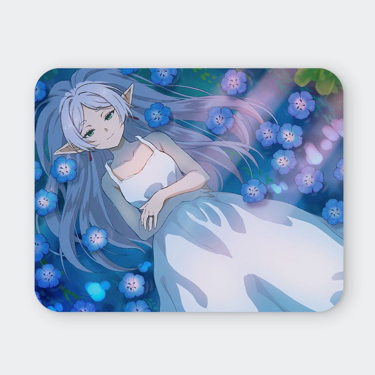 GENERICO - Mousepad 20x24 cm - Diseño Frieren Blue Bloom