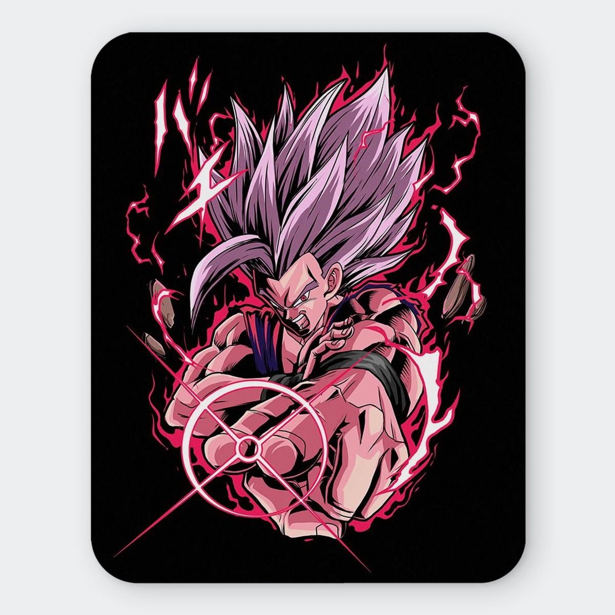 GENERICO - Mousepad 20x24 cm - Diseño Gohan Beast Red Aura Blast