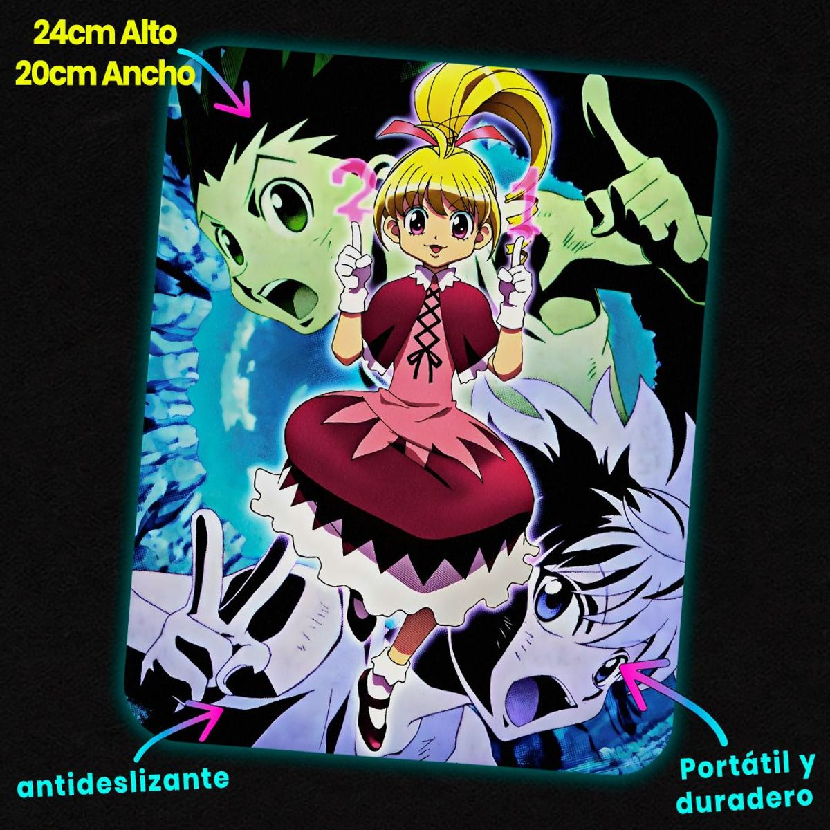 GENERICO - Mousepad 20x24 cm - Diseño Bisky & Apprentices Greed Aura