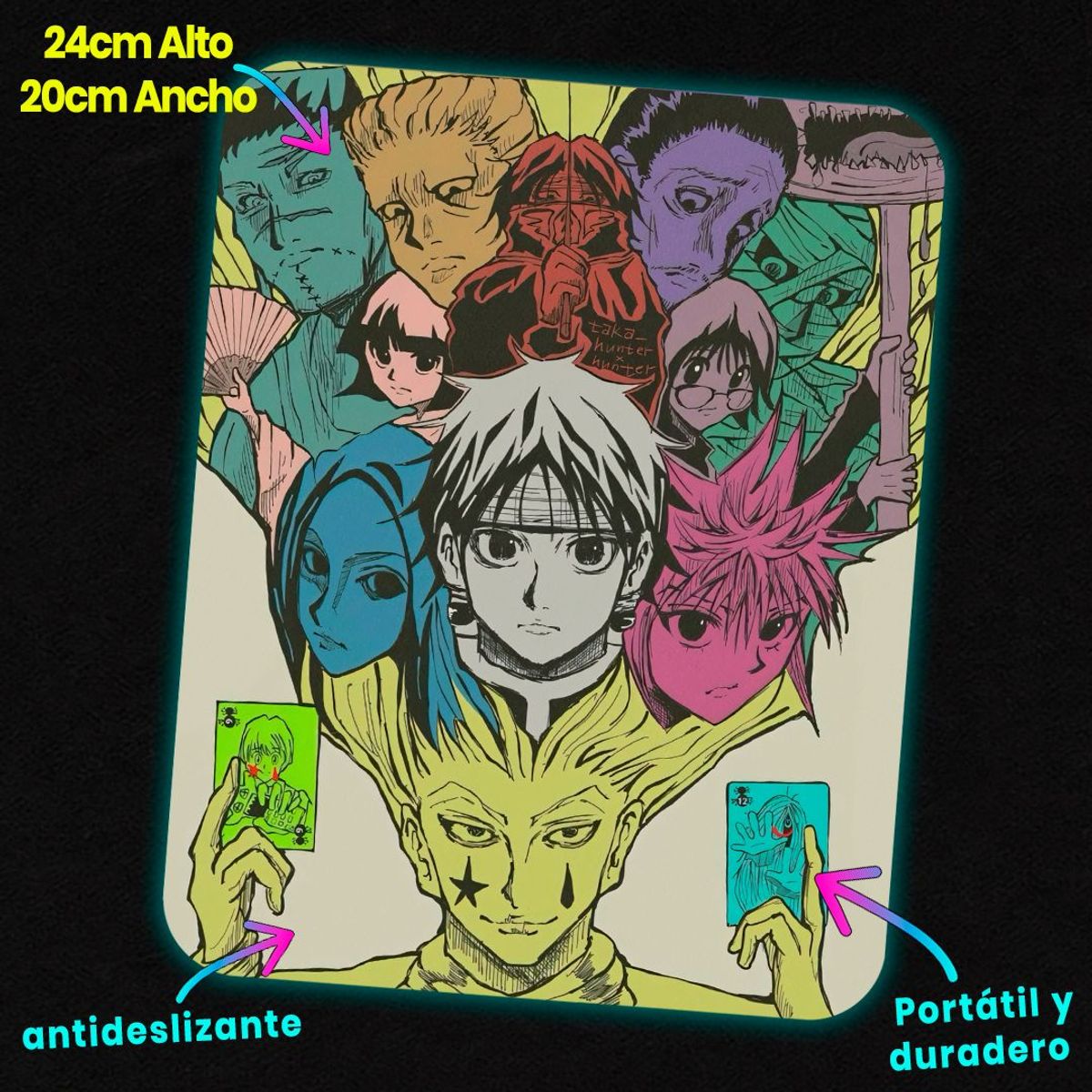 GENERICO - Mousepad 20x24 cm - Diseño Genei Ryodan Phantom Souls