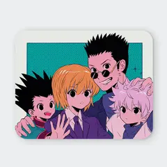 GENERICO - Mousepad 20x24 cm - Diseño Hunter Squad Retro Pop