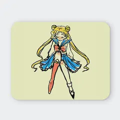 GENERICO - Mousepad 20x24 cm - Diseño Sailor Moon Minimal Sketch