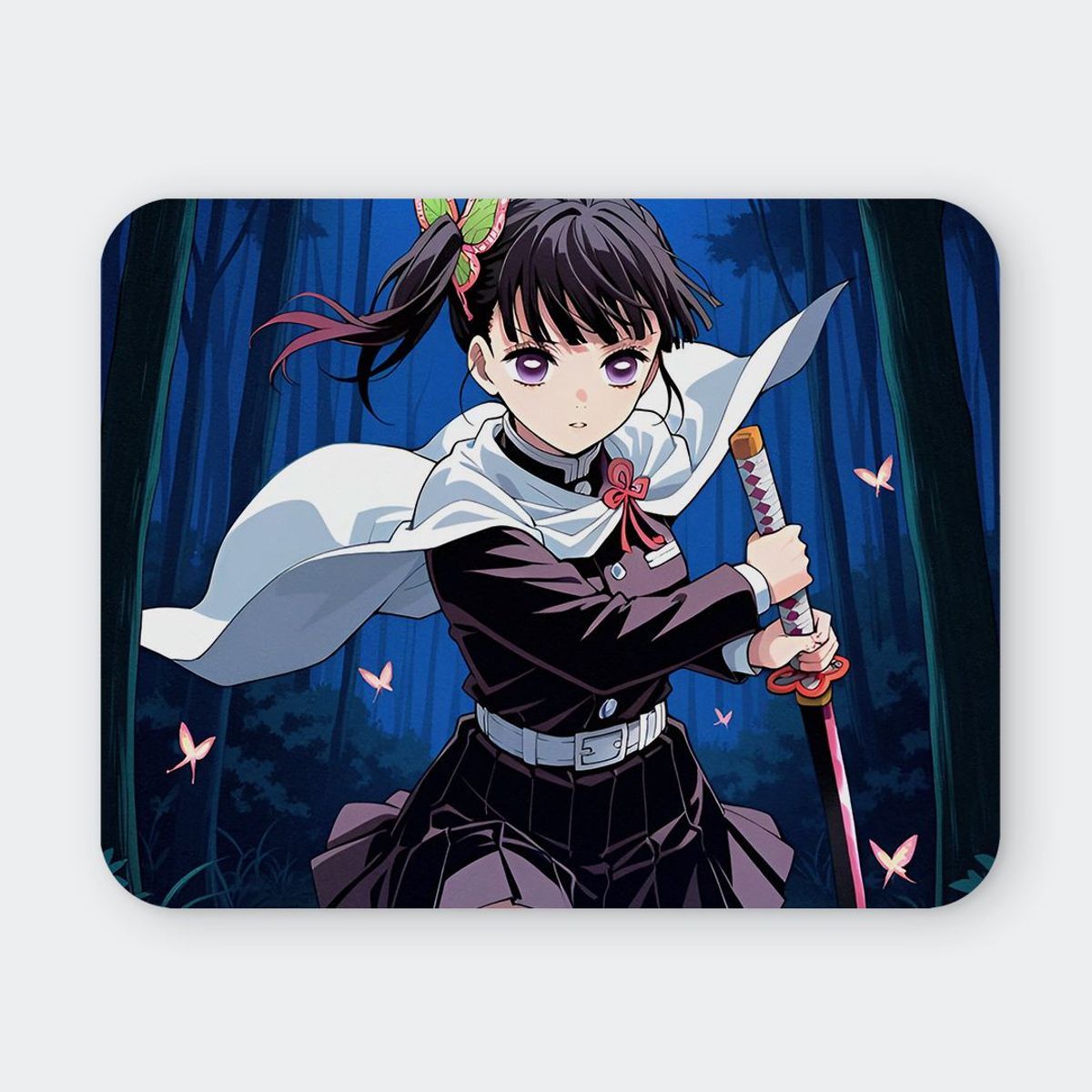 GENERICO - Mousepad 20x24 cm - Diseño Kanao Moonlight Butterfly Hunt