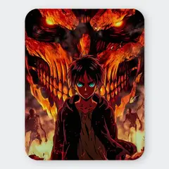 GENERICO - Mousepad 20x24 cm - Diseño Eren Yeager Founders Wrath