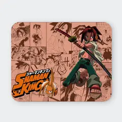 GENERICO - Mousepad 20x24 cm - Diseño Shaman King El Camino de Yoh & Amidamaru