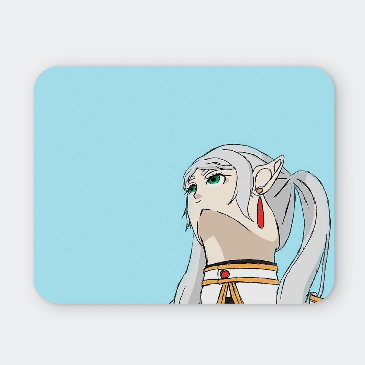 GENERICO - Mousepad 20x24 cm - Diseño Frieren Upward Angle