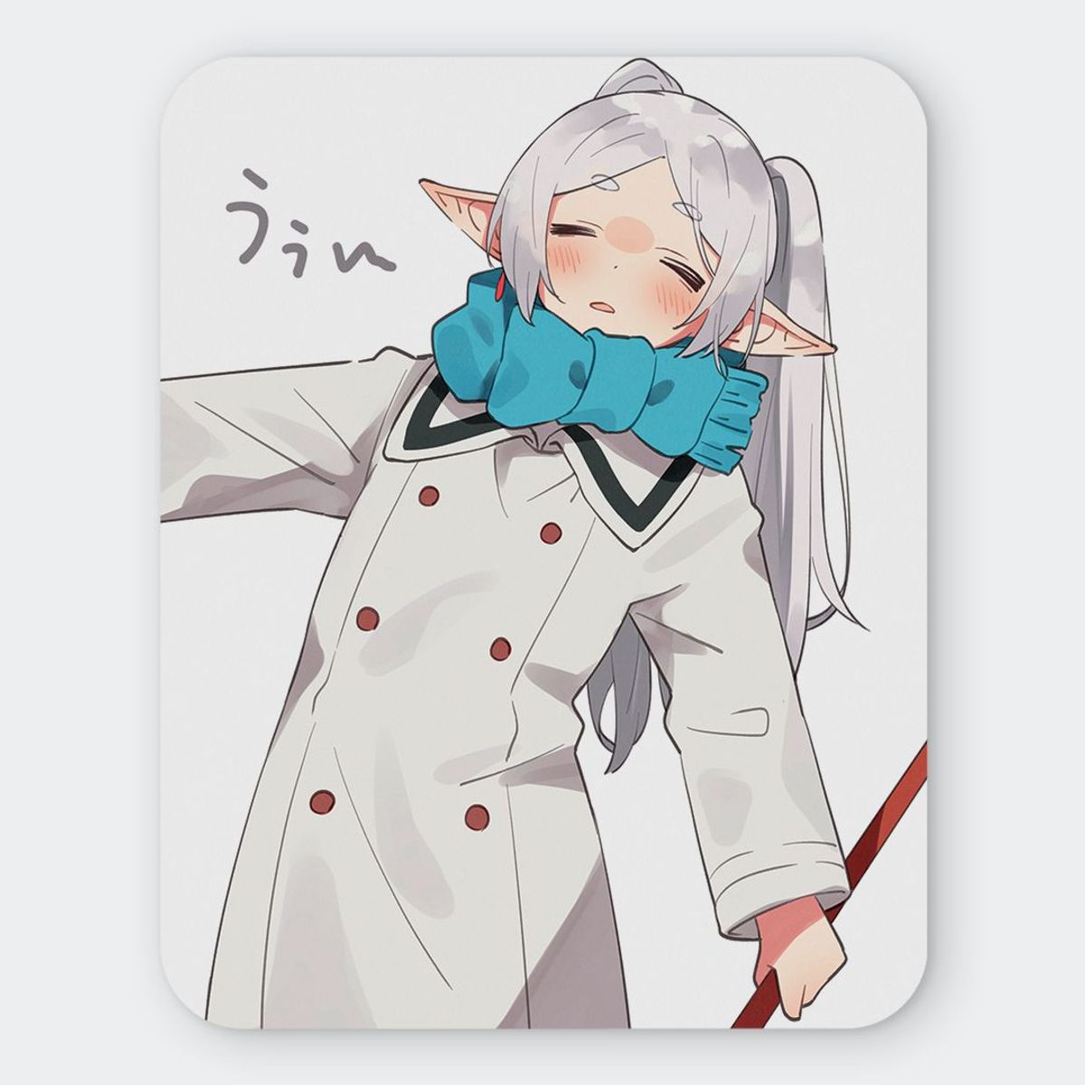 GENERICO - Mousepad 20x24 cm - Diseño Frieren: Winter Scarf Comfy