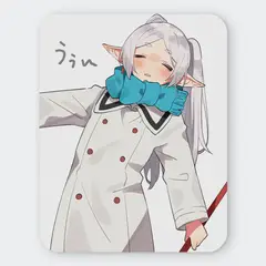 GENERICO - Mousepad 20x24 cm - Diseño Frieren Winter Scarf Comfy