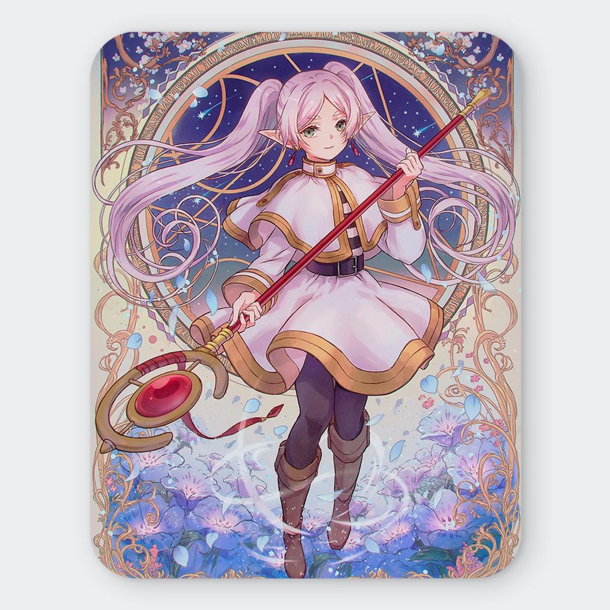 GENERICO - Mousepad 20x24 cm - Diseño Frieren Celestial Staff Waltz