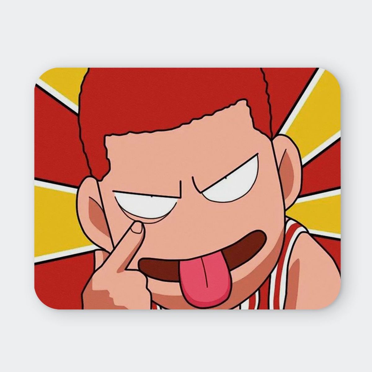 GENERICO - Mousepad 20x24 cm - Diseño Hanamichi Sakuragi Chibi Rebel