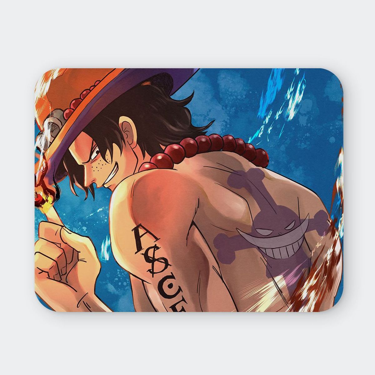 GENERICO - Mousepad 20x24 cm - Diseño Ace Fiery Will