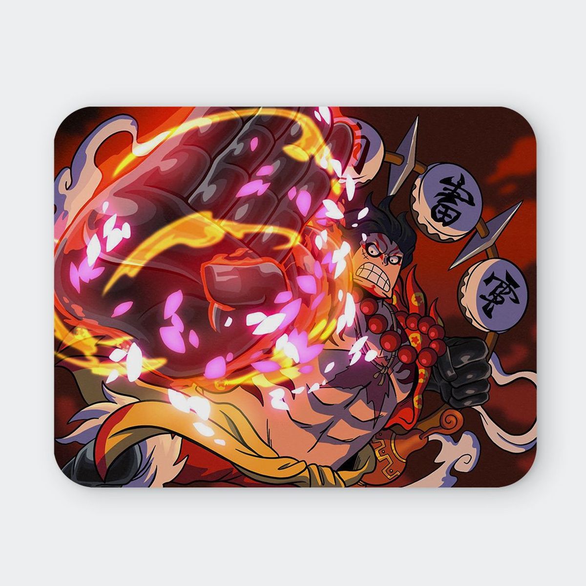 GENERICO - Mousepad 20x24 cm - Diseño Luffy Gear 4 Shogun Spirit