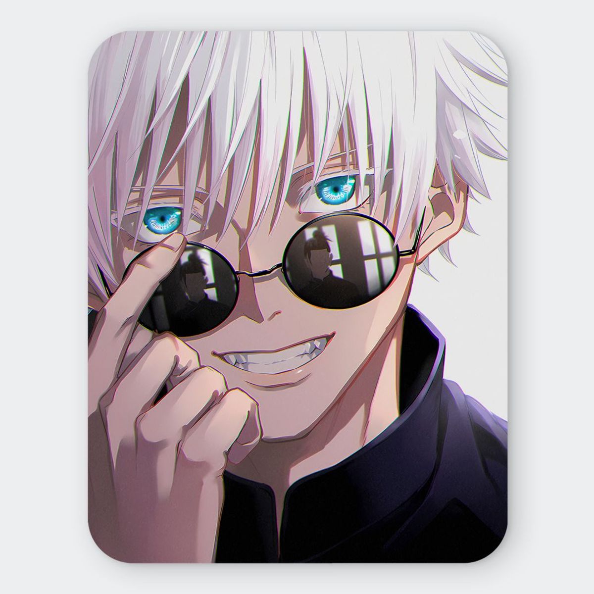 GENERICO - Mousepad 20x24 cm - Diseño Satoru Gojo Blue Eyes Reflection