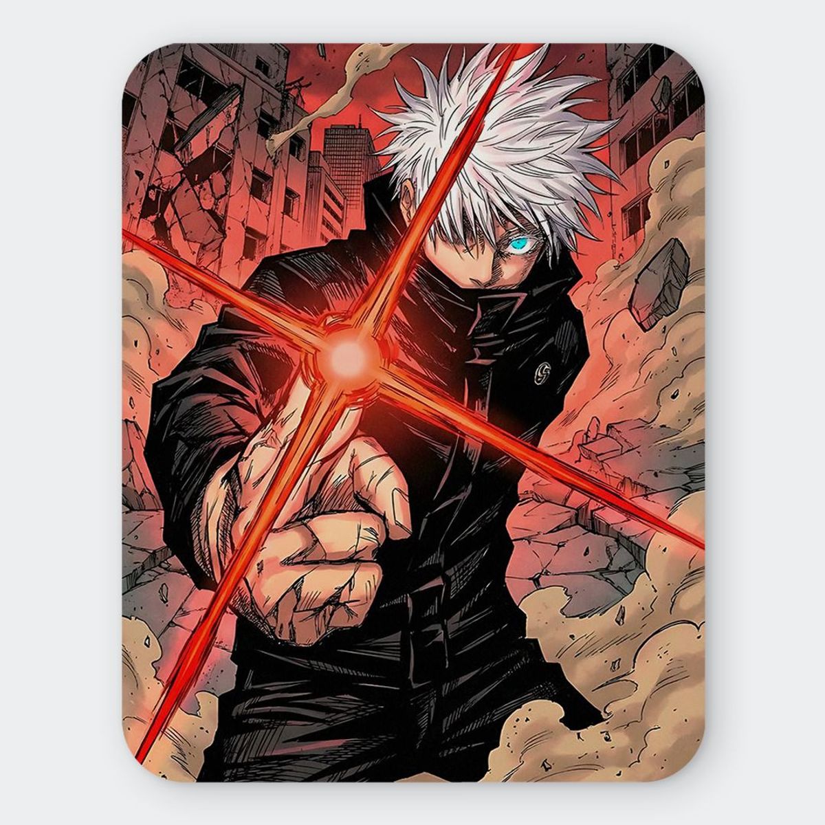 GENERICO - Mousepad 20x24 cm - Diseño Gojo Satoru Unlimited Hollow
