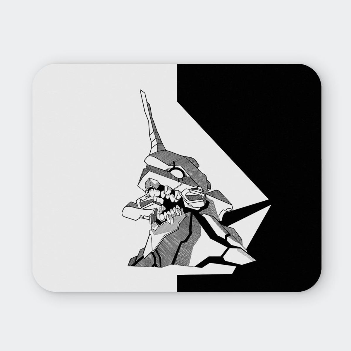 GENERICO - Mousepad 20x24 cm - Diseño Evangelion EVA-01 Berserk Dual Tone