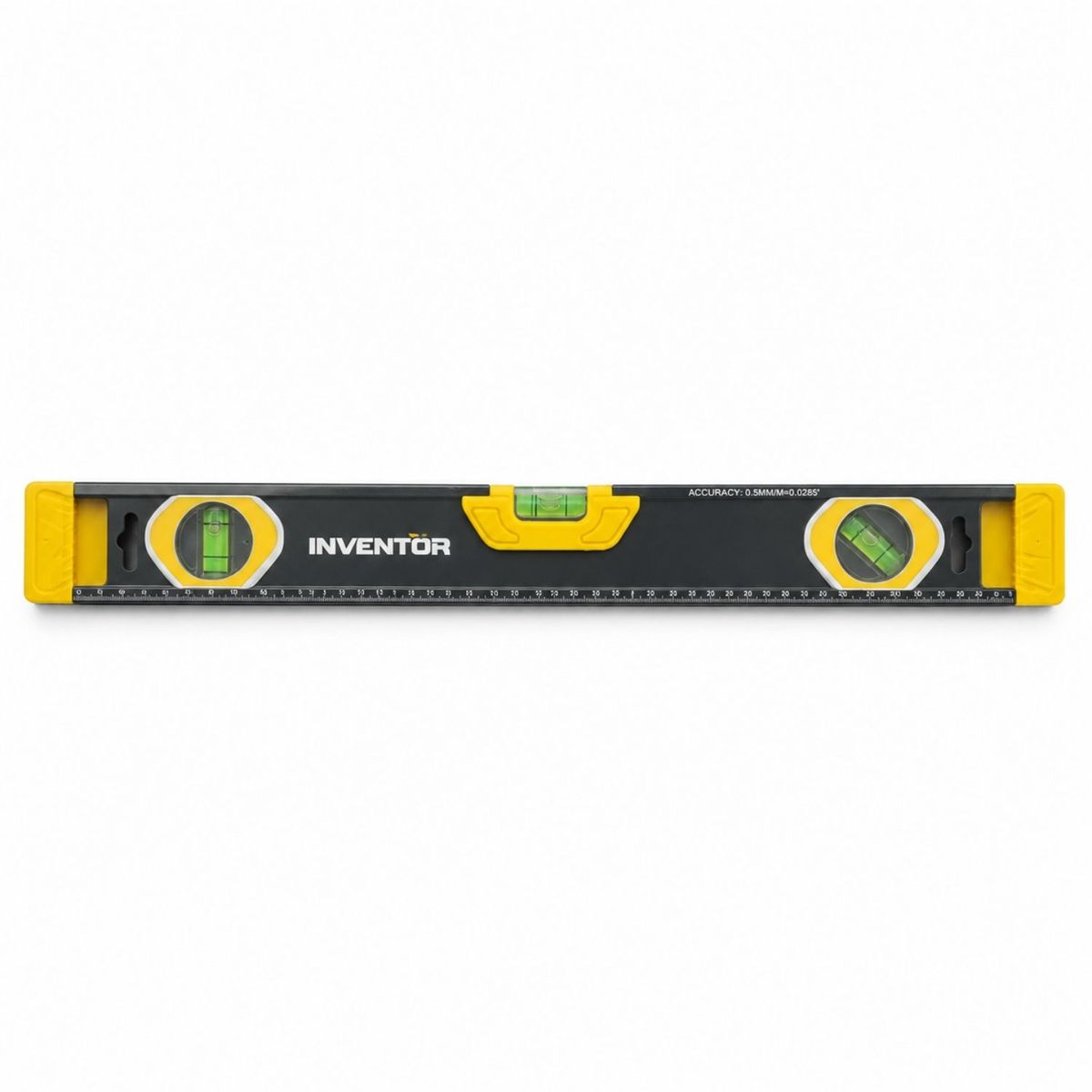 GENERICO - Nivel Profesional Aluminio 40cm 3 Burbujas Robusto Imantado