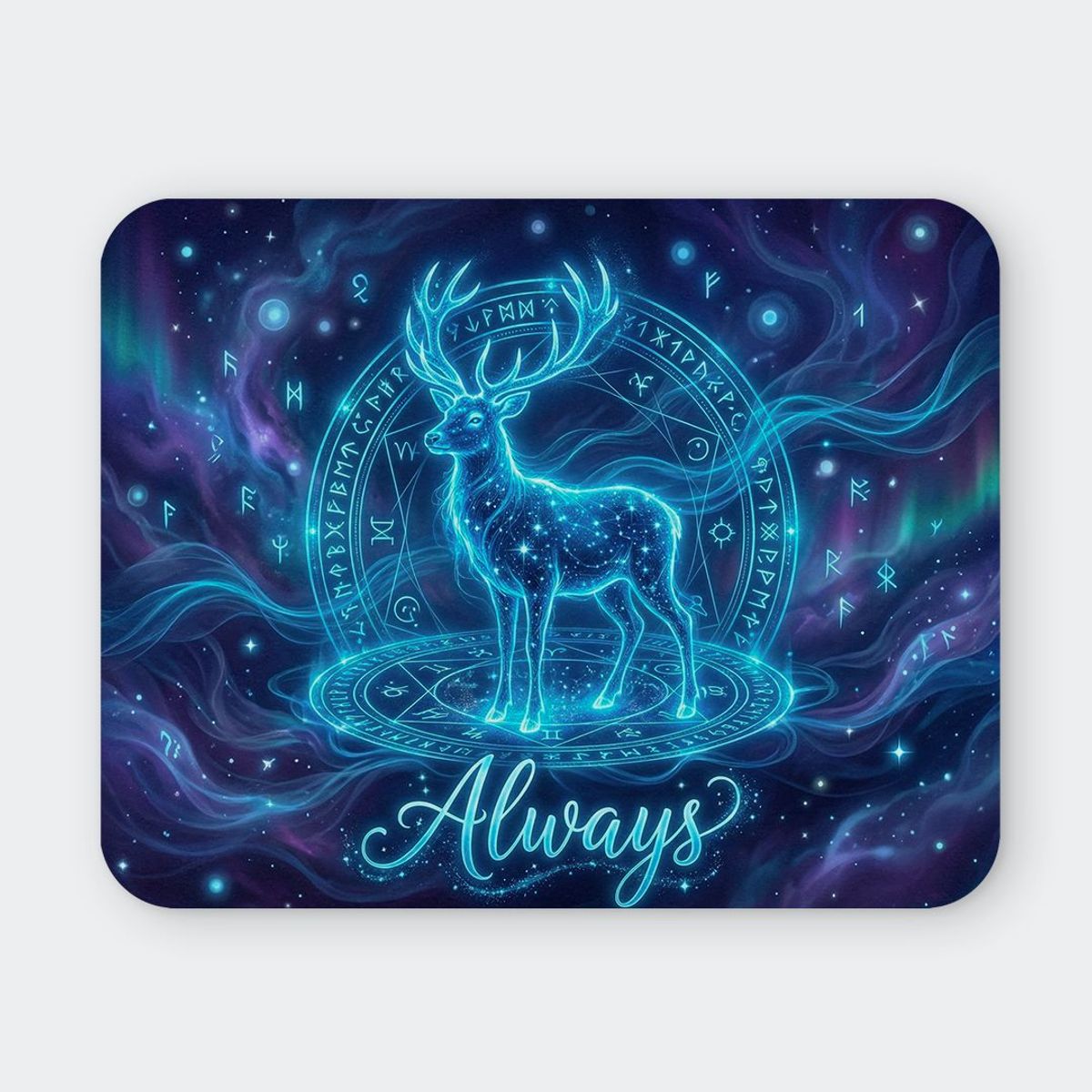 GENERICO - Mousepad 20x24 cm - Diseño Expecto Patronum Astral Always