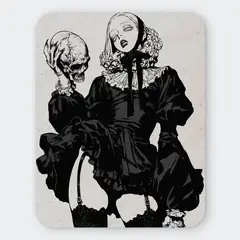 GENERICO - Mousepad 20x24 cm - Diseño Dark Memento Mori