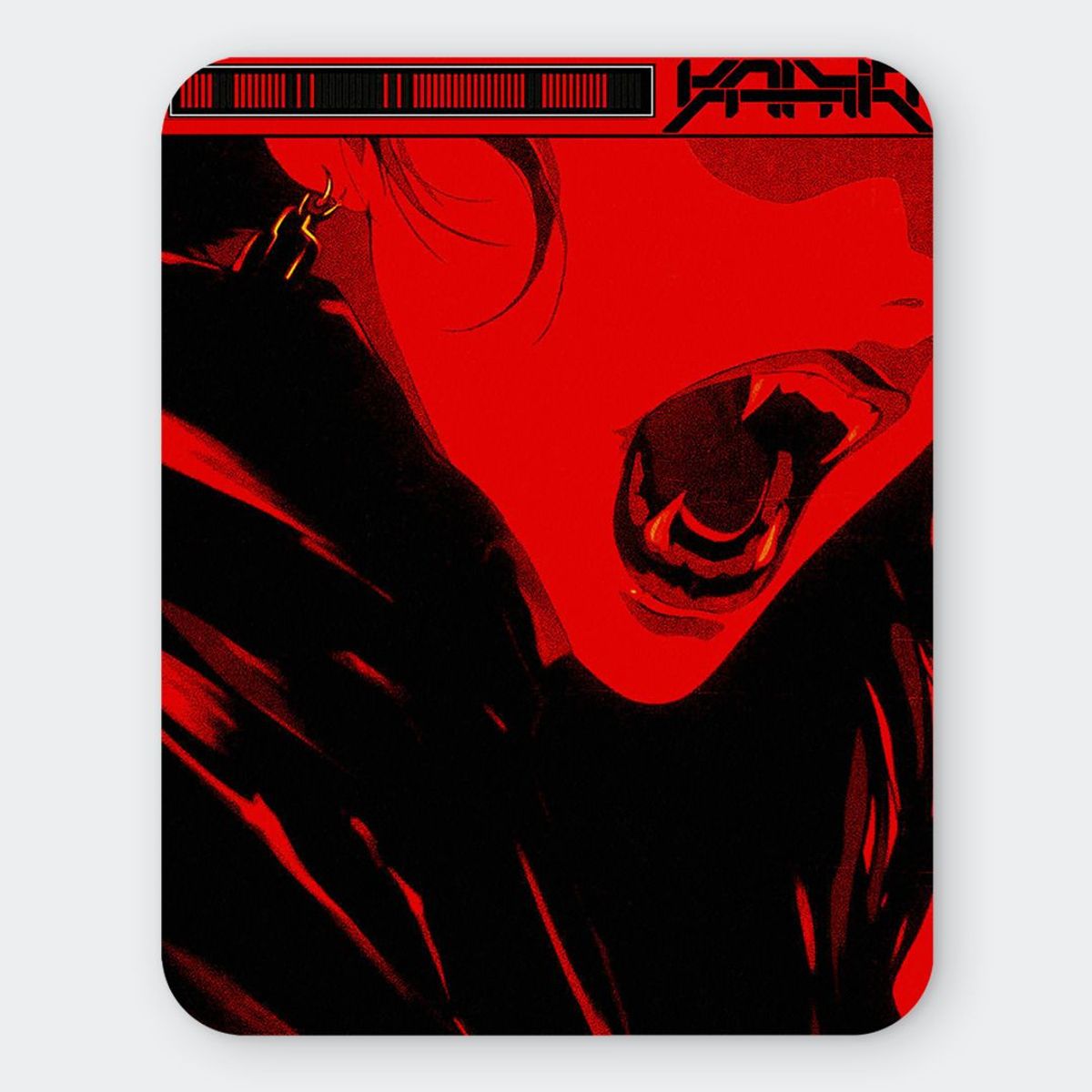 GENERICO - Mousepad 20x24 cm - Diseño Crimson Fangs Tech
