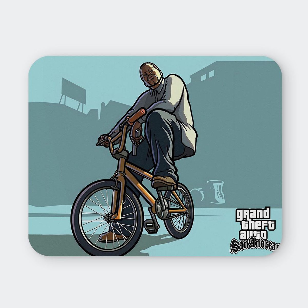 GENERICO - Mousepad 20x24 cm - Diseño GTA San Andreas BMX Street Legend