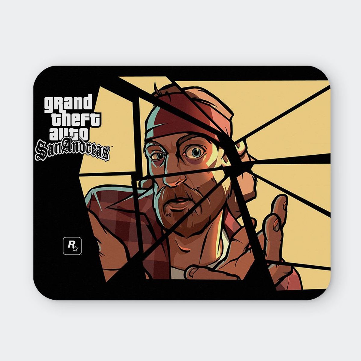 GENERICO - Mousepad 20x24 cm - Diseño GTA San Andreas The Truth Shattered