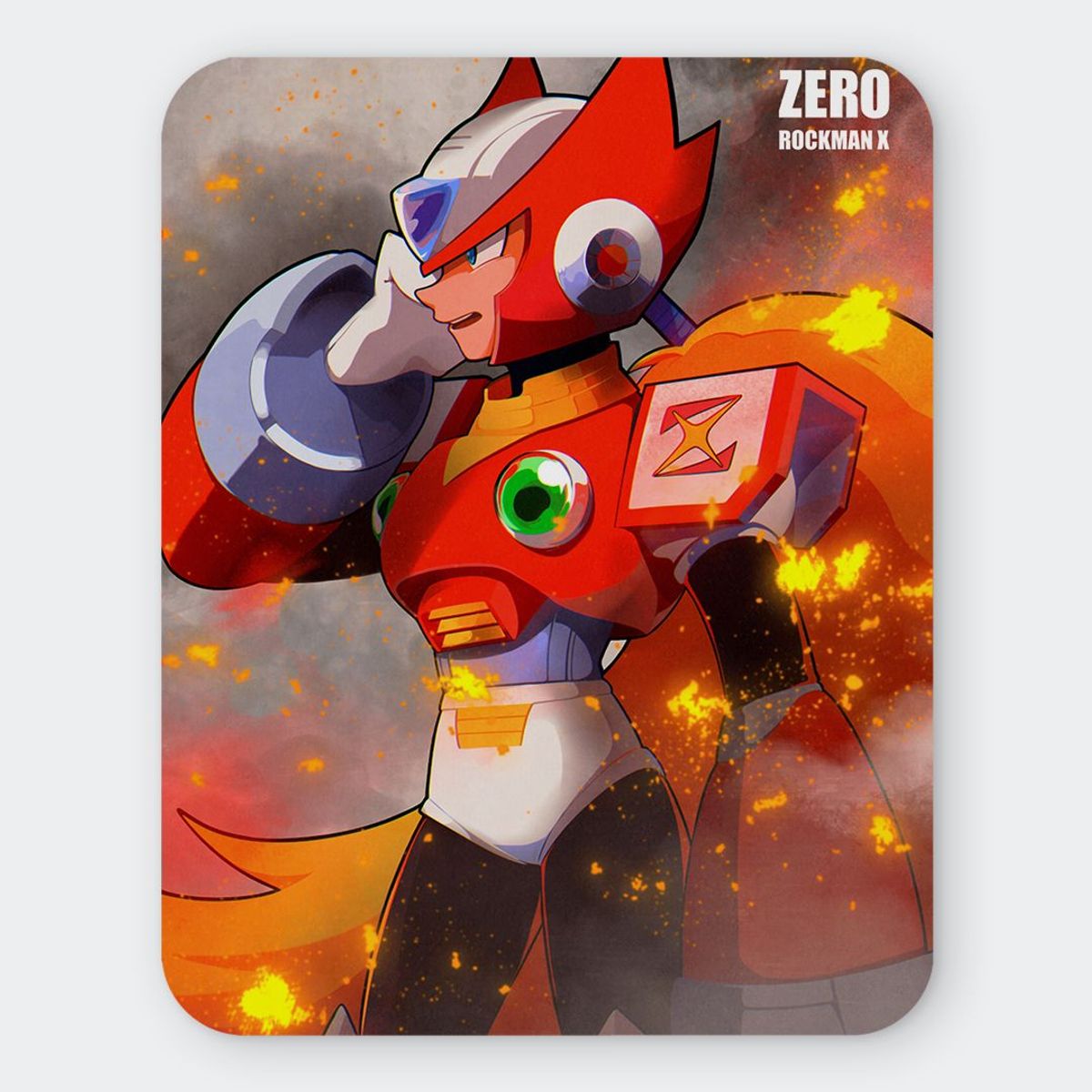 GENERICO - Mousepad 20x24 cm - Diseño Zero Crimson Hunter Battlefield