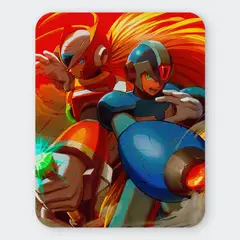 GENERICO - Mousepad 20x24 cm - Diseño Mega Man X & Zero: Full Charge Battle