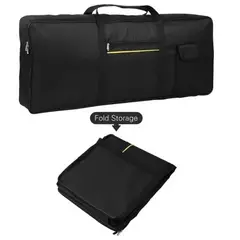GENERICO - Funda Acolchada Para Teclado 61 Teclas Negro Music Bags