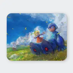 GENERICO - Mousepad 20x24 cm - Diseño Mega Man A Hero’s Rest