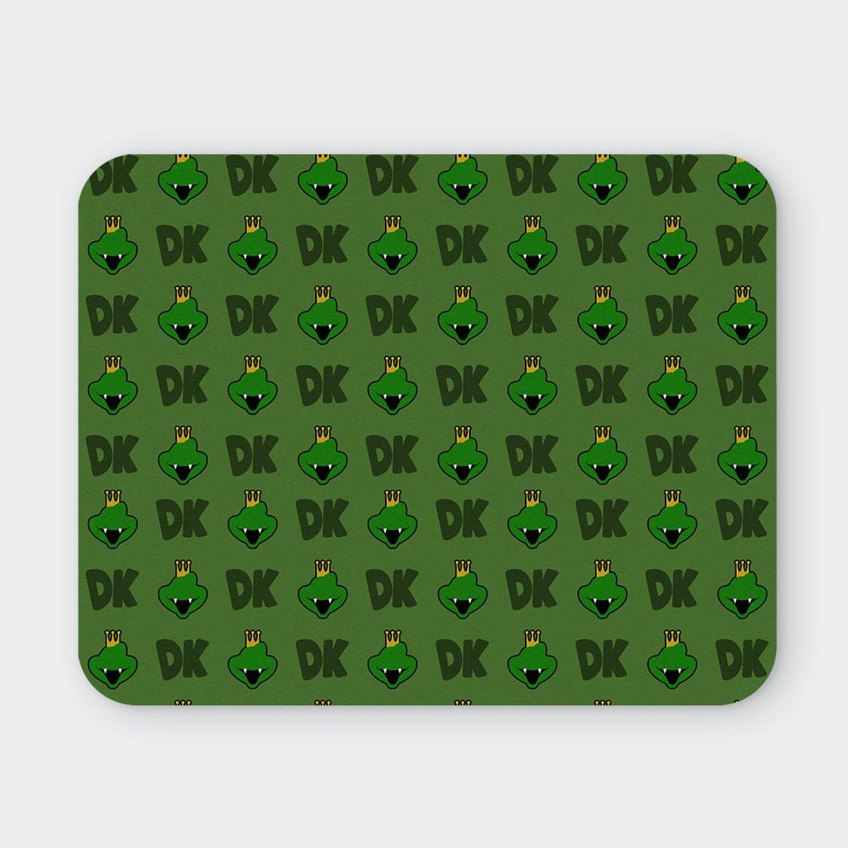 GENERICO - Mousepad 20x24 cm - Diseño King K. Rool: Kremling Army Pattern