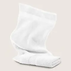 AZ AURAZEUS - Juego De 2 Toallas De Mano 75x35 Cm Algodon 600gr/m2 Baño Set Az Blanco