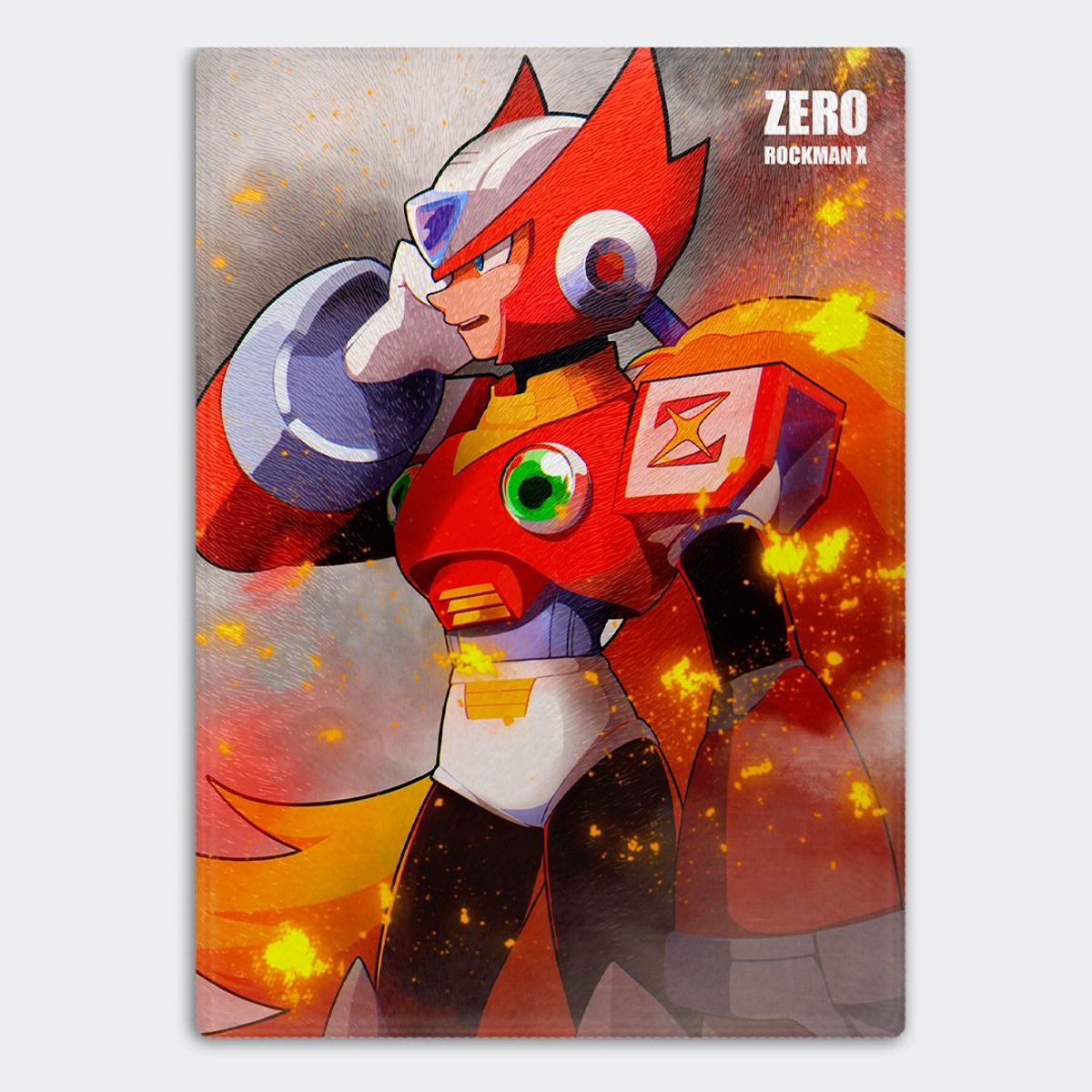GENERICO - Tabla para picar Artisticat - Diseño Zero Hunter Vanguard - 28,5x39 cm
