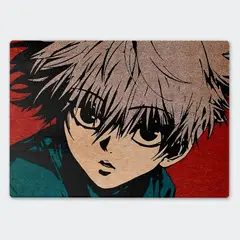 GENERICO - Tabla para picar Artisticat - Diseño Killua Zoldyck Vintage Texture - 20x28 cm
