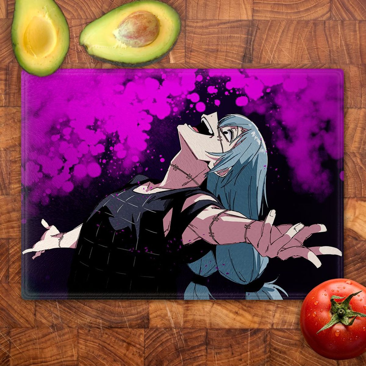 GENERICO - Tabla para picar Artisticat - Diseño Mahito Éxtasis - 20x28 cm