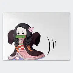 GENERICO - Tabla para picar Artisticat - Diseño Nezuko Chibi Run - 20x28 cm