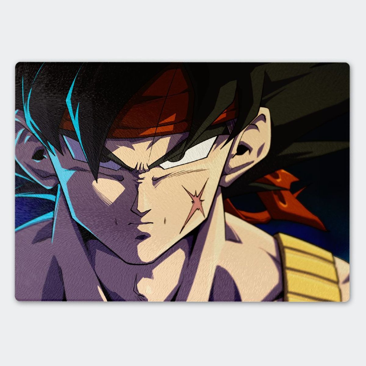 GENERICO - Tabla para picar Artisticat - Diseño Bardock Saiyan Pride - 28,5x39 cm