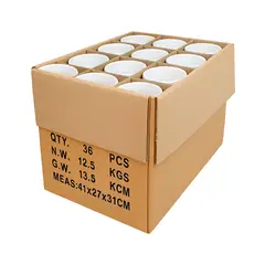 GENERICO - Caja de 36 tazas tazones para sublimación 11oz